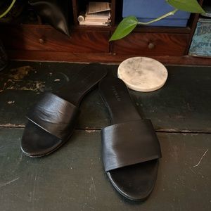 Nisolo Isla slides, black, 6